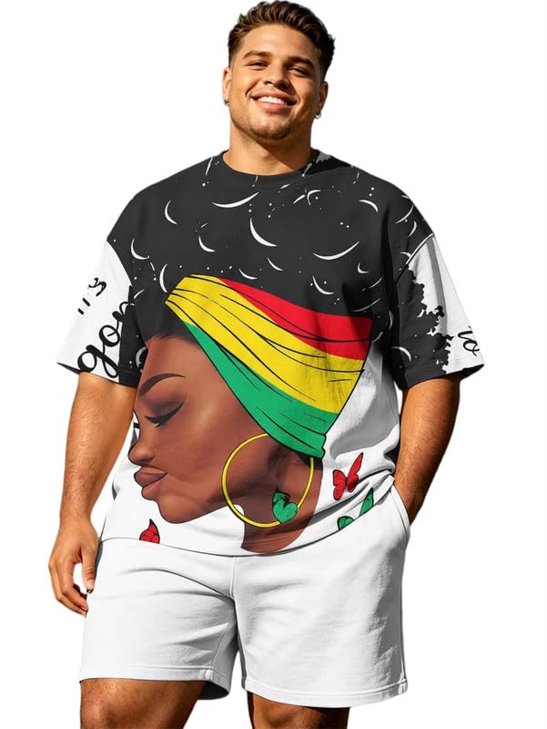 Chándal de verano para hombre ideal para tus vacaciones en la playa con estampado abstracto