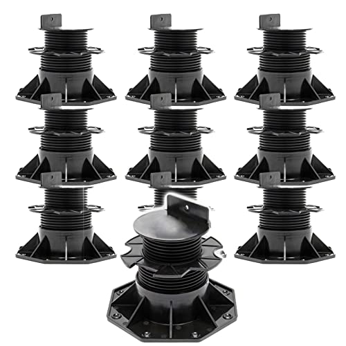 XPOtool Set of 10 Floating Floor Supports, Height Adjustable 60-1...
