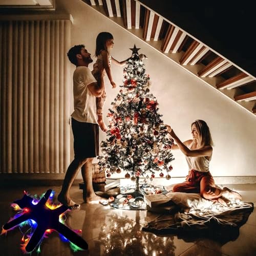 Tapete decorativo gato frito con luces LED miniatura 5