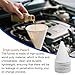 FALVFUN 100PCS Disposable Car Engine Oil Funnels, Paper Vehicle Fuel Dispenser for Motor Oil, No Spill Automotive Fluid Gas Change Cone Funnel Accessories, Universal for SUV, Sedan, Truck
