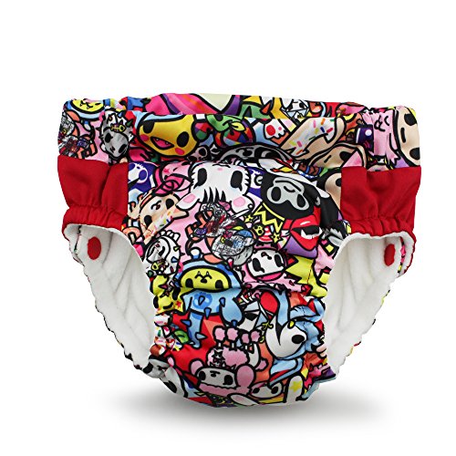 Image of Kanga Care Lil Learnerz Reusable Toilet Training Pants (XSmall - tokiJoy & Tadpole)
