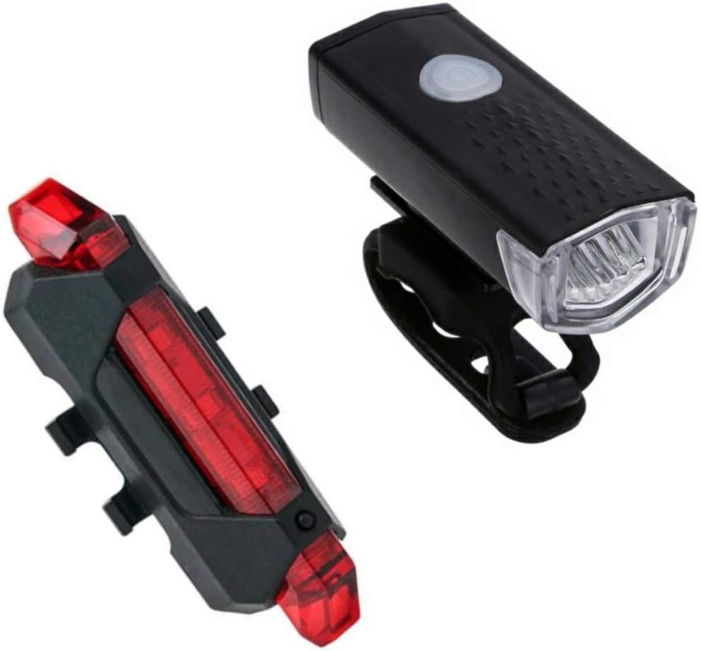 Combo of Rechargeable Head Cycle Light and Cycle Tail Light (3 Modes) Cycle Light led for Bicycle