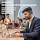 Earbay Kabelloses Headset mit Mikrofon, Bluetooth-Headset mit USB-Adapter & Ladestation, kopfhörer Home Office Kabellos, PC-Headphone mit Mikrofon für Telefon/Teams/Zoom/Büro/Skype/Computer