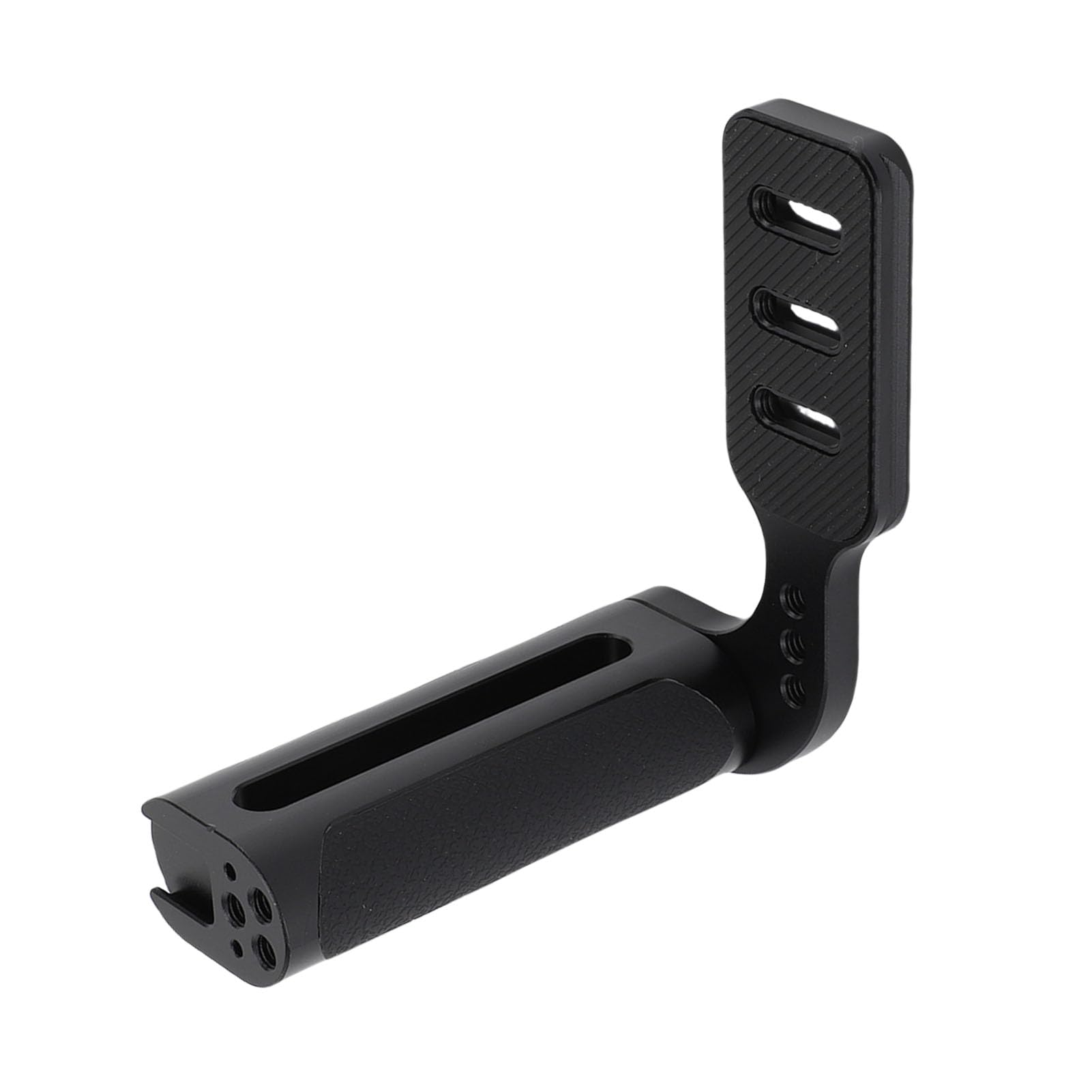 Generic Impugnatura Laterale Universale per Fotocamera con Supporto per Slitta Fredda per Piastra Inferiore DSLR Mirrorless L - Installazione Semplice per Viaggi Fotografici in Esterni Lega di