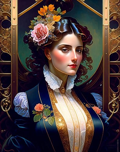 Arte De Pared Carteles Foto Sobre Lienzo una mujer atractiva en un traje de negocios subiendo una escalera para la decoración del hogar de la oficina 60x90cm