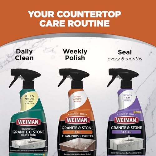 Weiman 114PK2 Granite Cleaner Polish And Protect 3 In 1-2 Pack thumb #6