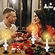 4Stück Tropfschutz Kommunionkerze,Weiße Tüll Kommunion Kerzen Tropfenfänger,Junge Schön Mädchen Hochzeit Taufkerze Kerzenrock Deko für Kommunionkerzen Taufkerzen Wachsstreifen Durchmesser (3-5cm)