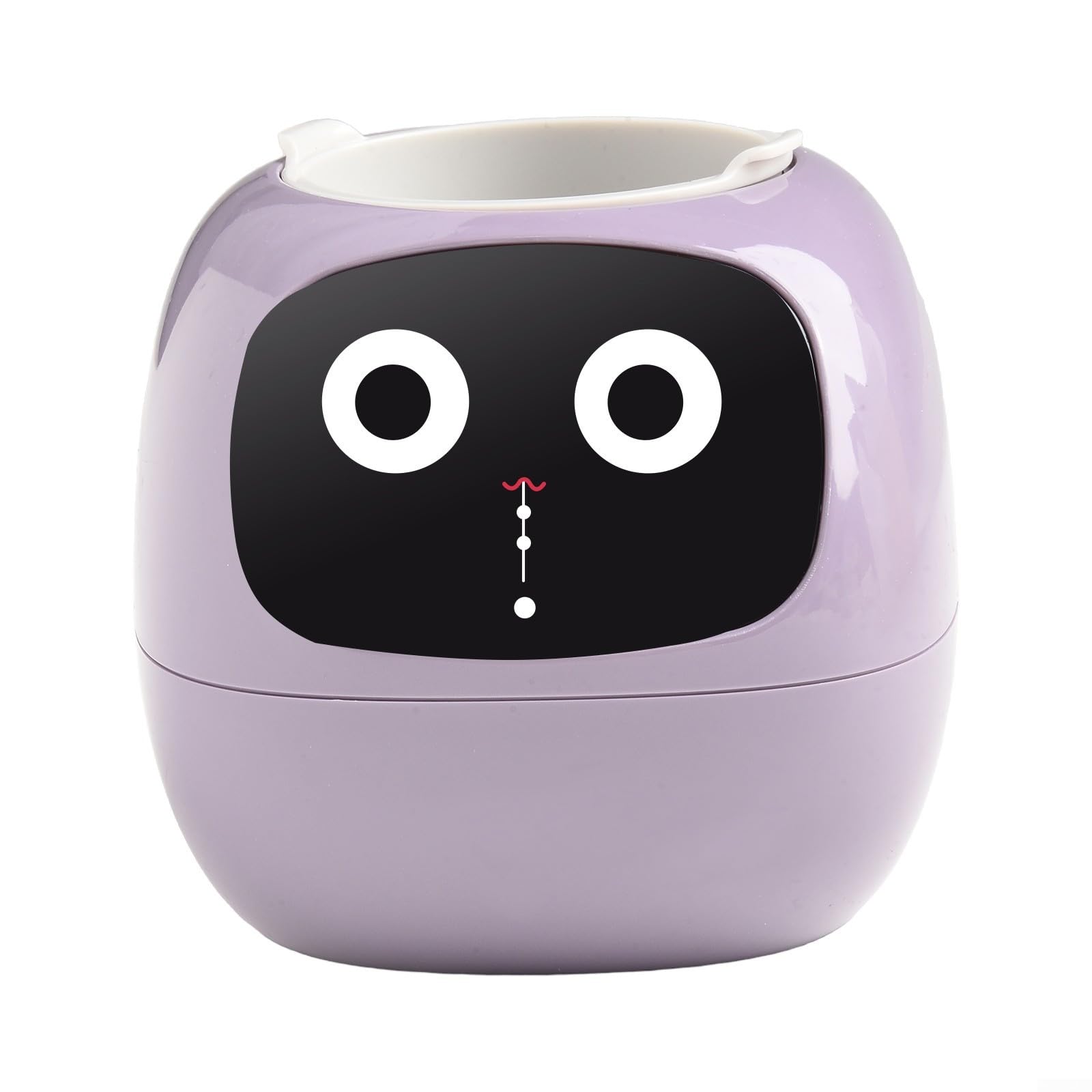 Gdfnmogo Gdfnmogo Vaso per piante intelligente, vaso interattivo per animali domestici con sensori, sistema di irrigazione automatico, vaso intelligente con sensore, per decorazione interna (viola)