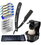 西洋カミソリ　4本セット Amazon.co.jp: Kazakiri Premium ブラック＆ホワイト 本格深剃り