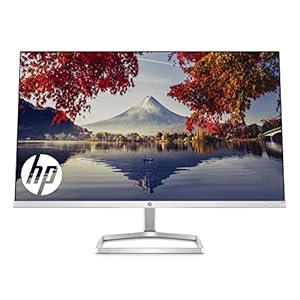 HP M24f Ultraslim Monitor, Full HD (1920 x 1080) 23.8 Inch (1 HDMI, 1 VGA) – Silver / Black