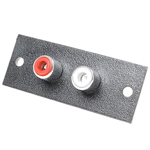 Conector RCA 5 piezas negro para panel miniatura 3