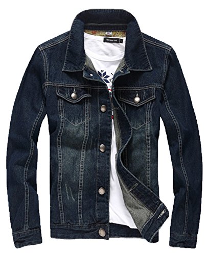 Xueyin® Men's Denim Jacket Slim Fit