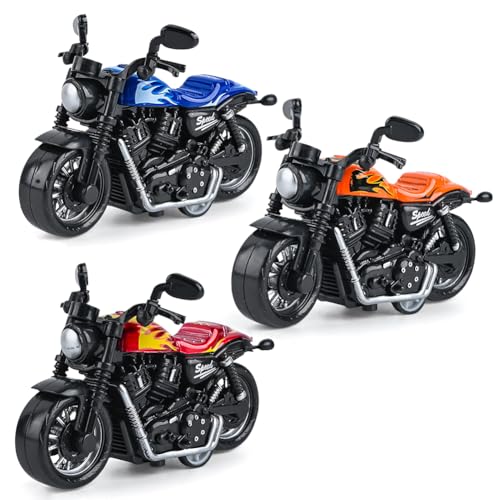 FCXVXCL Jouets de Motos en Alliage Moto Modèle Jouet Simulation Jouet Mini de Moto Les Garçons et Les Jeux Éducatifs pour Filles, Cadeau De FêTe...