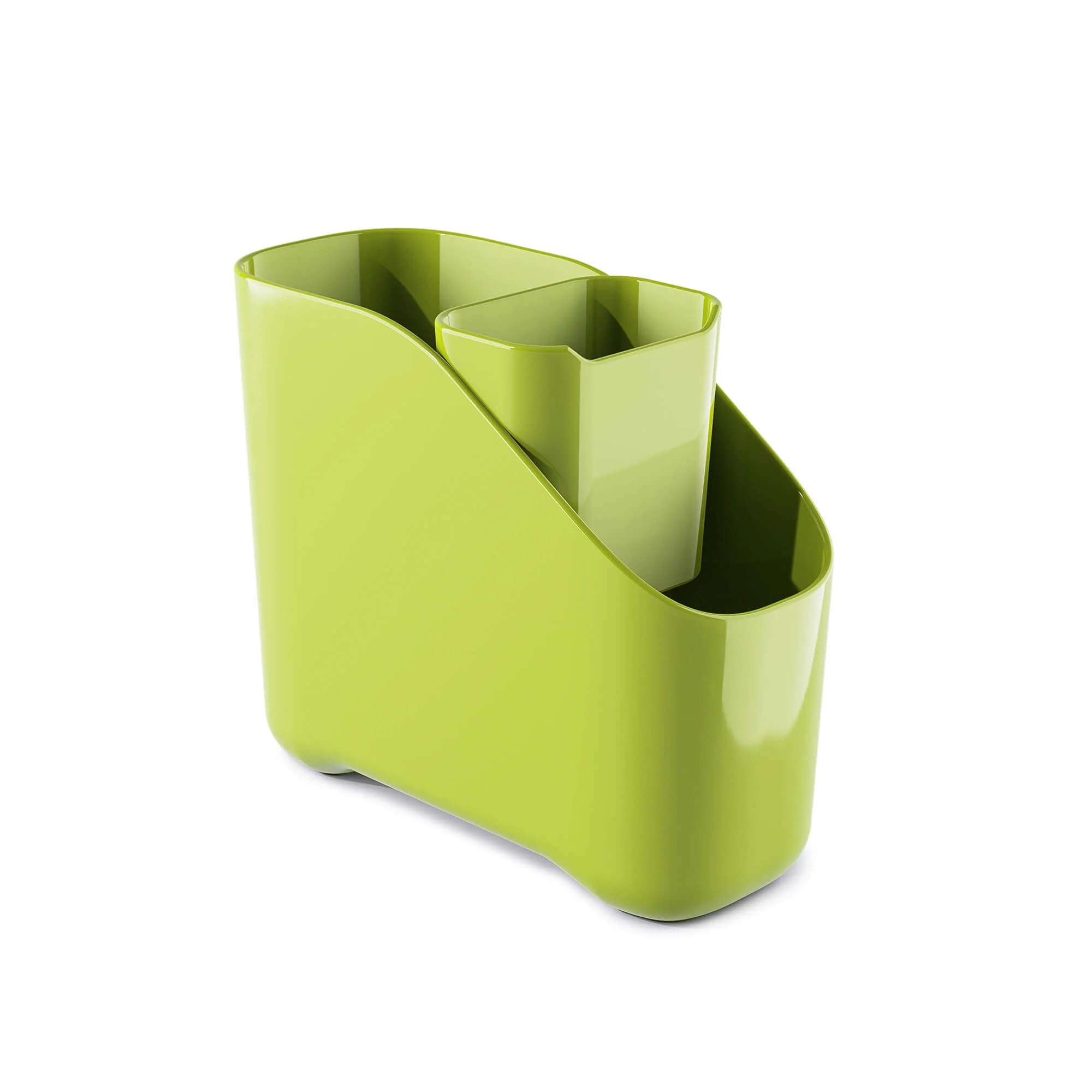 Zeal Lime Green Worktop Sink Tidy Organiser, Cutlery And Utelsil Pot Drainer,