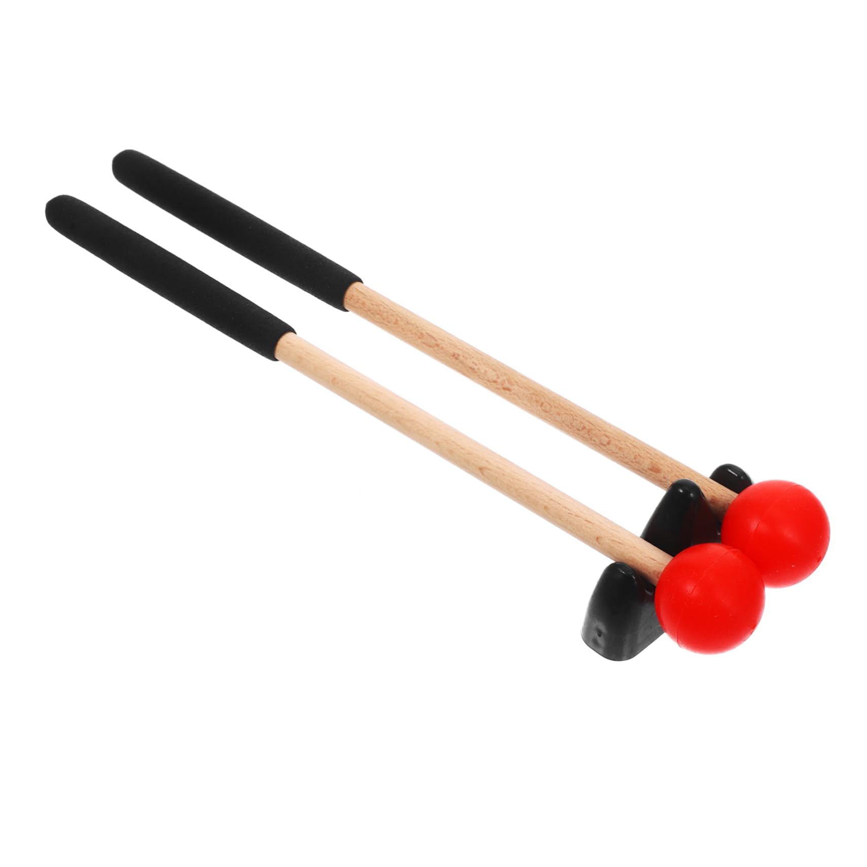 TOYANDONA 4sets Bacchette Per Strumenti Percussione Con Supporto Bacchette Per Tongue Drum Con Testa e Resistente e Durevole Per Musicisti e Insegnanti Di Musica