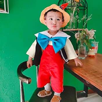ピノキオ 踊り子 仮装、衣装 ハロウィンコスチューム Amazon.co.jp: ディズニーハロウィン仮装 ピノキオ人形衣服