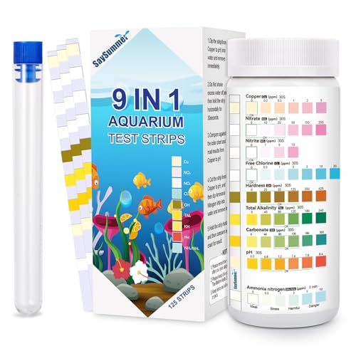 SaySummer Aquarium Test Strips for Fish Tank: 9 in...
