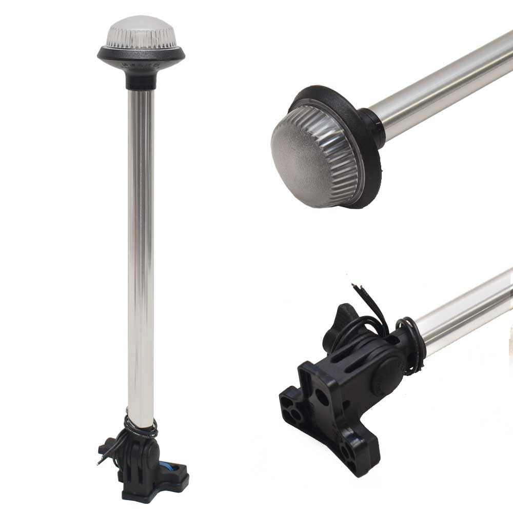 Perko Boat Fold Down All-Round Light 1634000CHR | 12V 14 Inch