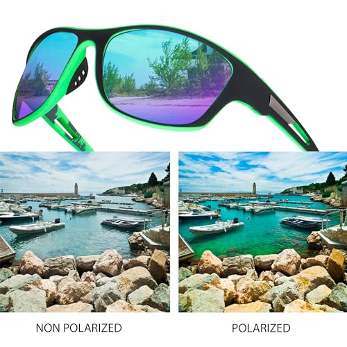 Image of CREEK UV Protected Polarization Sports Sunglasses for Men Driving Cycling Fishing Cricket Sunglasses