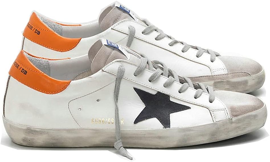 GG.DBGolden Goose Men's Fashion Sneakers Lace Up Low Top Super Star Casual Walking Flat Shoes