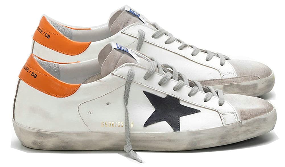 GG.DBGolden Goose Men's Fashion Sneakers Lace Up Low Top Super Star Casual Walking Flat Shoes