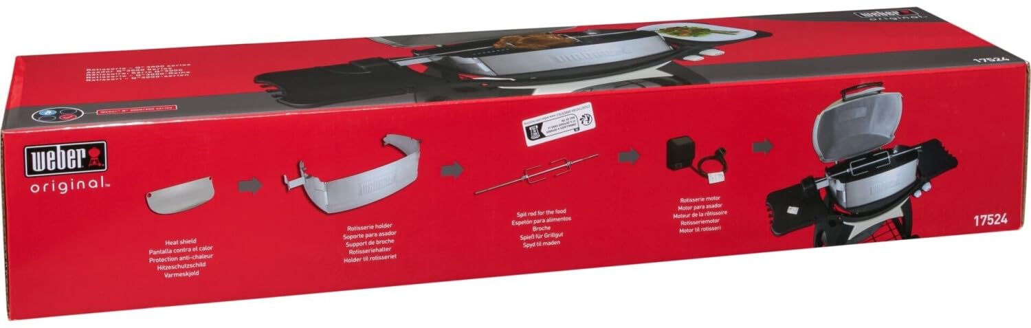 Asador giratorio Weber® Q™ série 300 e 3000