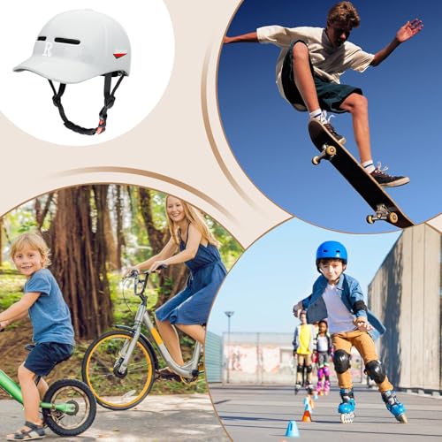 Casco de motocicleta para adultos con protector solar ajustable y cómodo 4