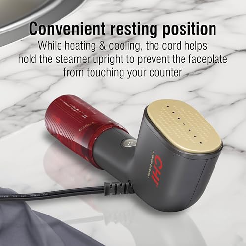 CHI Collapsible Travel 2-in-1 Handheld Garment Steamer & Steam Iron - image 8
