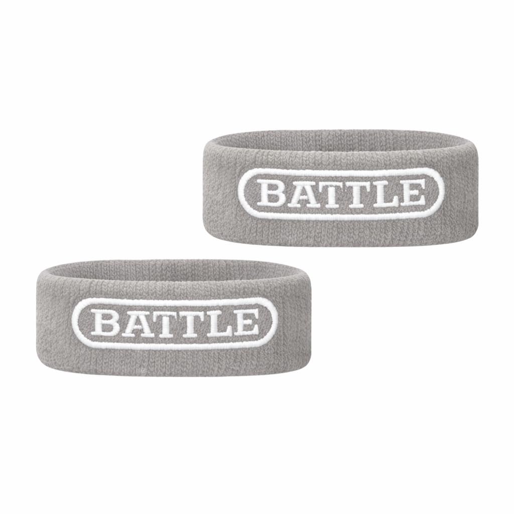 Battle Football Armbands - High-Performance Bands for Football Athletes - Includes 2 Bicep Bands - Ultra-Soft Material to Wick Away Sweat and Keep Hands Dry and Comfortable - Machine Washable