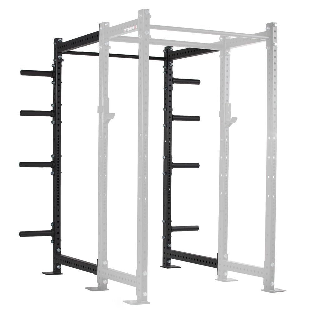 Titan Fitness T-3 Series Black Tall 36in Depth Power Rack Extension Kit