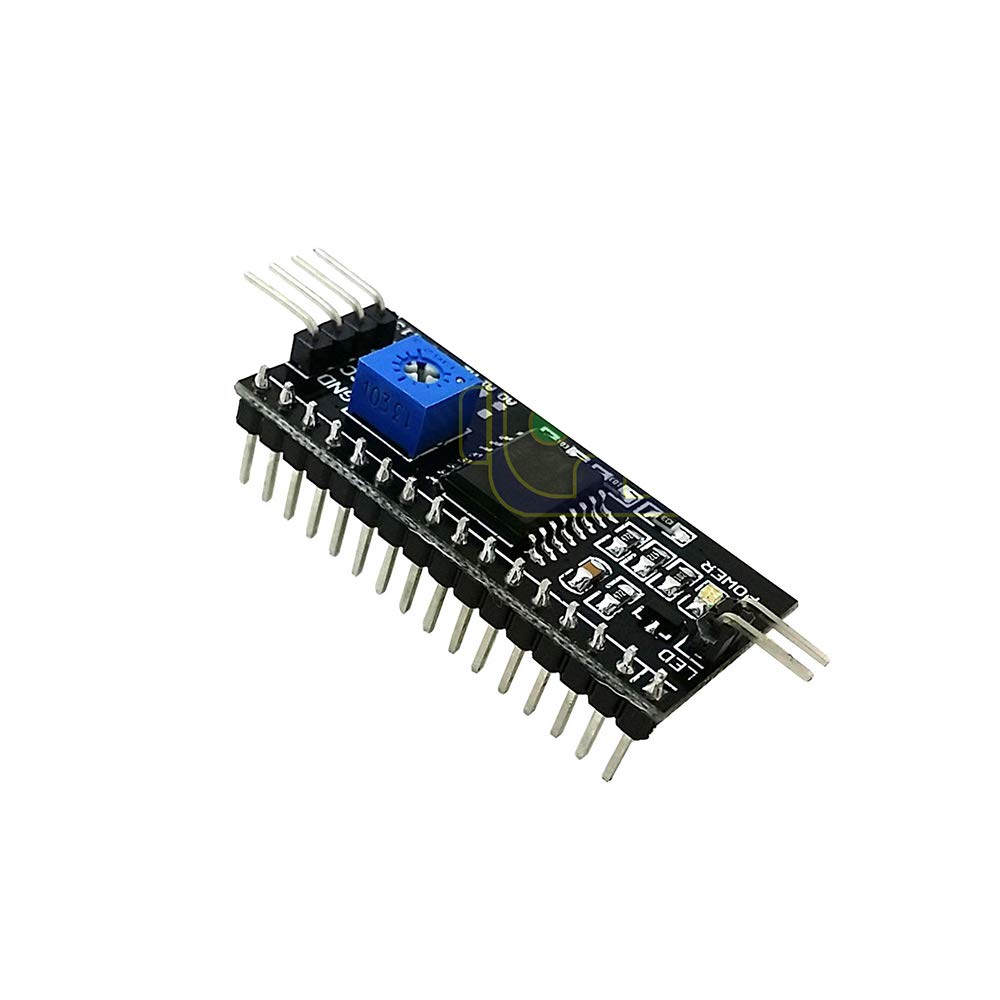DEVMO 2PCS I2C/IIC/TWI Serial Interface Board Module Compatible with Ar-duino LCD 1602 US Ship N50