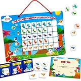 HOMYKIDS® Tabla de Recompensas para Aprender a Ir al Baño en ESPAÑOL - Tabla de entrenamiento para niños con pegatinas magnéticas de aprendizaje - Rutinas diarias niños