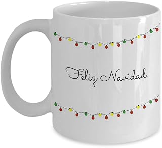 Novelty Coffee Mug, Feliz Navidad, Christmas Gifts, Popular Christmas Gifts, For Men, Women, Family