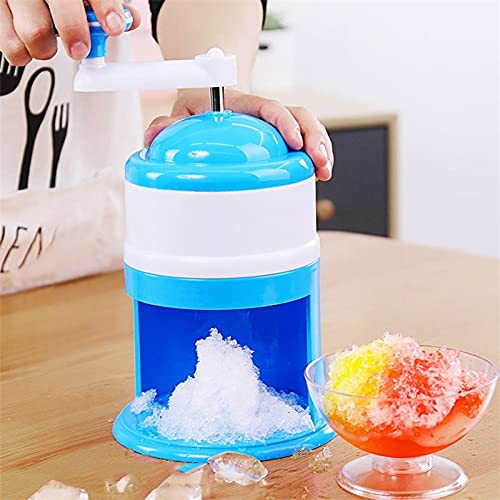Household Stainless Steel Handhold Manual Ice Crusher Hand Shaved Machine for Snow Cones