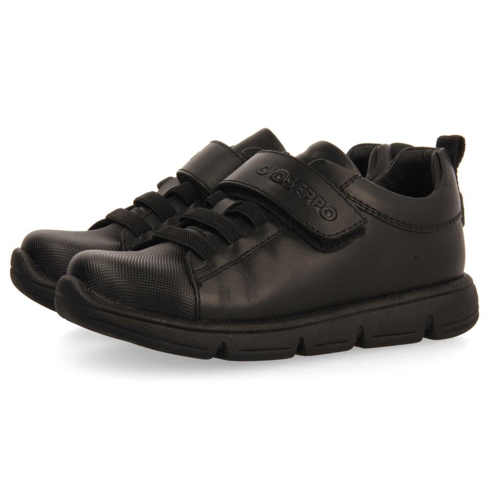 GIOSEPPO Heilig Oxford Flat, Black/White, 12 UK Child