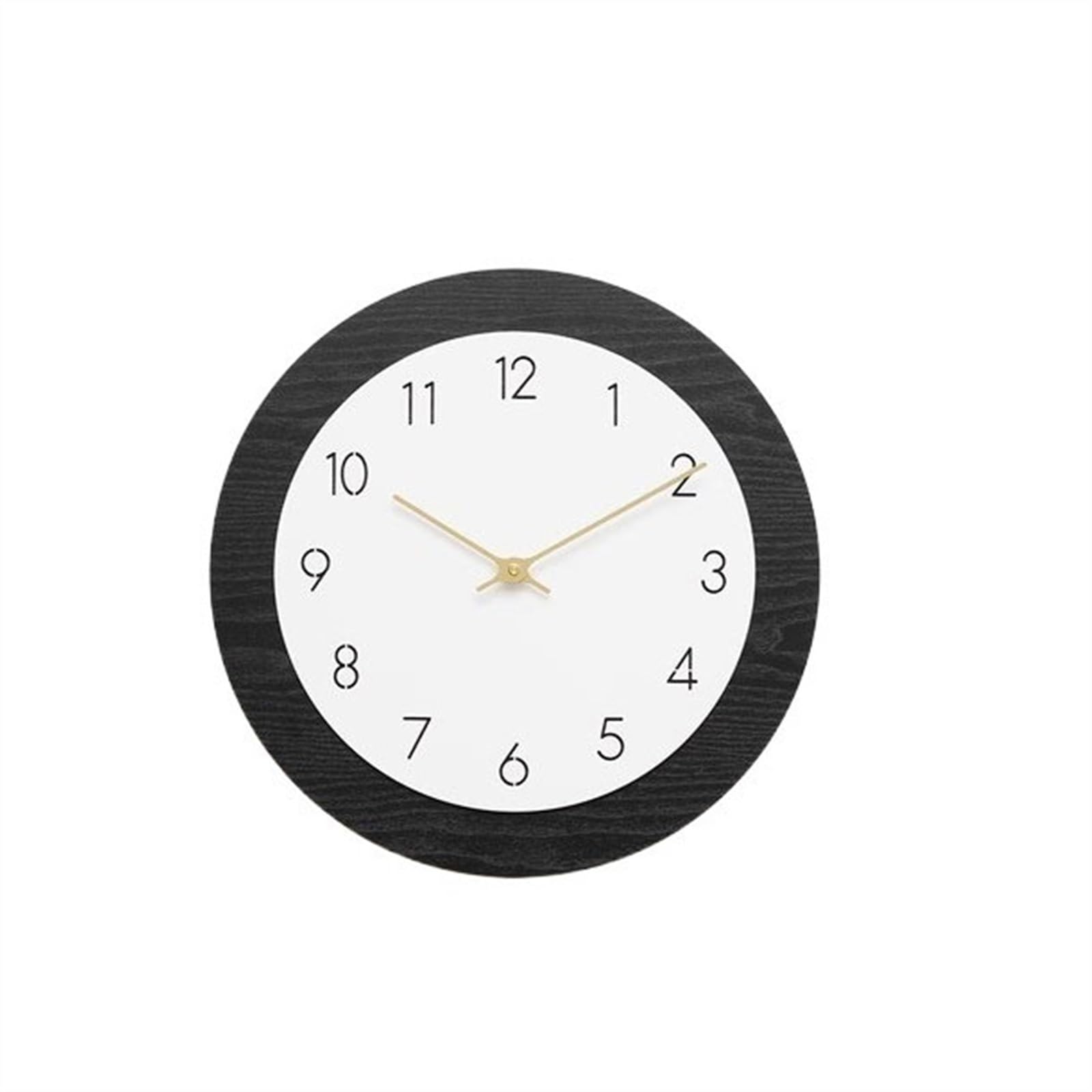 EINES Wall Clocks Hole-free Household Living Room Clock Creative Luxury Wall Clock Modern Simple Decorative Mute Timepiece(B)