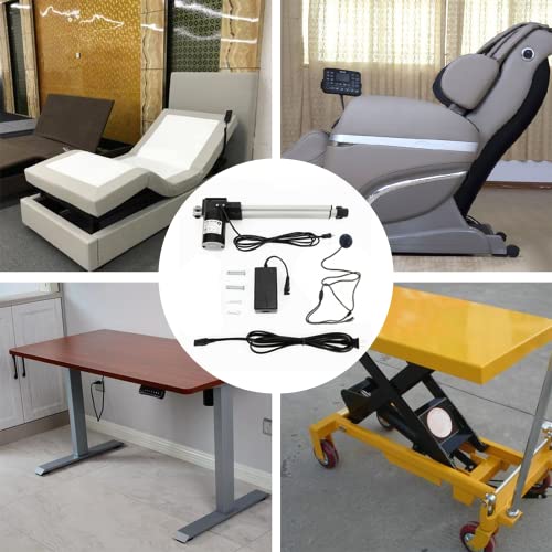 Gdrasuya10 Recliner Lift Chairs Motor Actuator Electric Power Recliner Replacement Motor 24VDC Lift Linear Actuator Motor with Hand Controller 250MM
