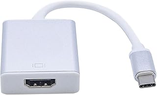 محول صوت وفيديو 4K بتردد 60 هرتز من النوع سي إلى HDMI سريع وسهل التوصيل والتشغيل مع مخرج بدون فقد إشارة (لا يدعم الموبايل)