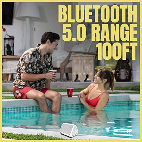 Cambridge Soundworks OontZ Angle Solo Bluetooth Portable Speaker, Compact Size, Surprisingly Loud Volume & Bass, 100 Foot Wireless Range, IPX5, Perfect Travel Speaker, Bluetooth Speakers (White) - Thumbnail 3