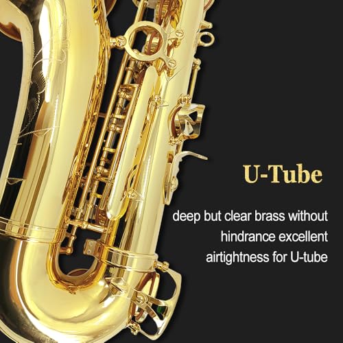 Image of Alto Saxophone for Beginners, E Flat Alto Sax Full Kit With Carrying Case,Mouthpiece,Straps, Reeds for Adults (gold)