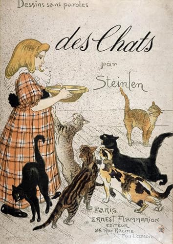 Affiche Steinlen Fillette au bol de lait poster déco 60x90cm