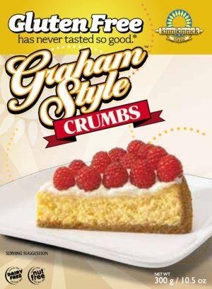 Kinnikinnick Gluten Free Graham Style Crumbs (Case of 6)