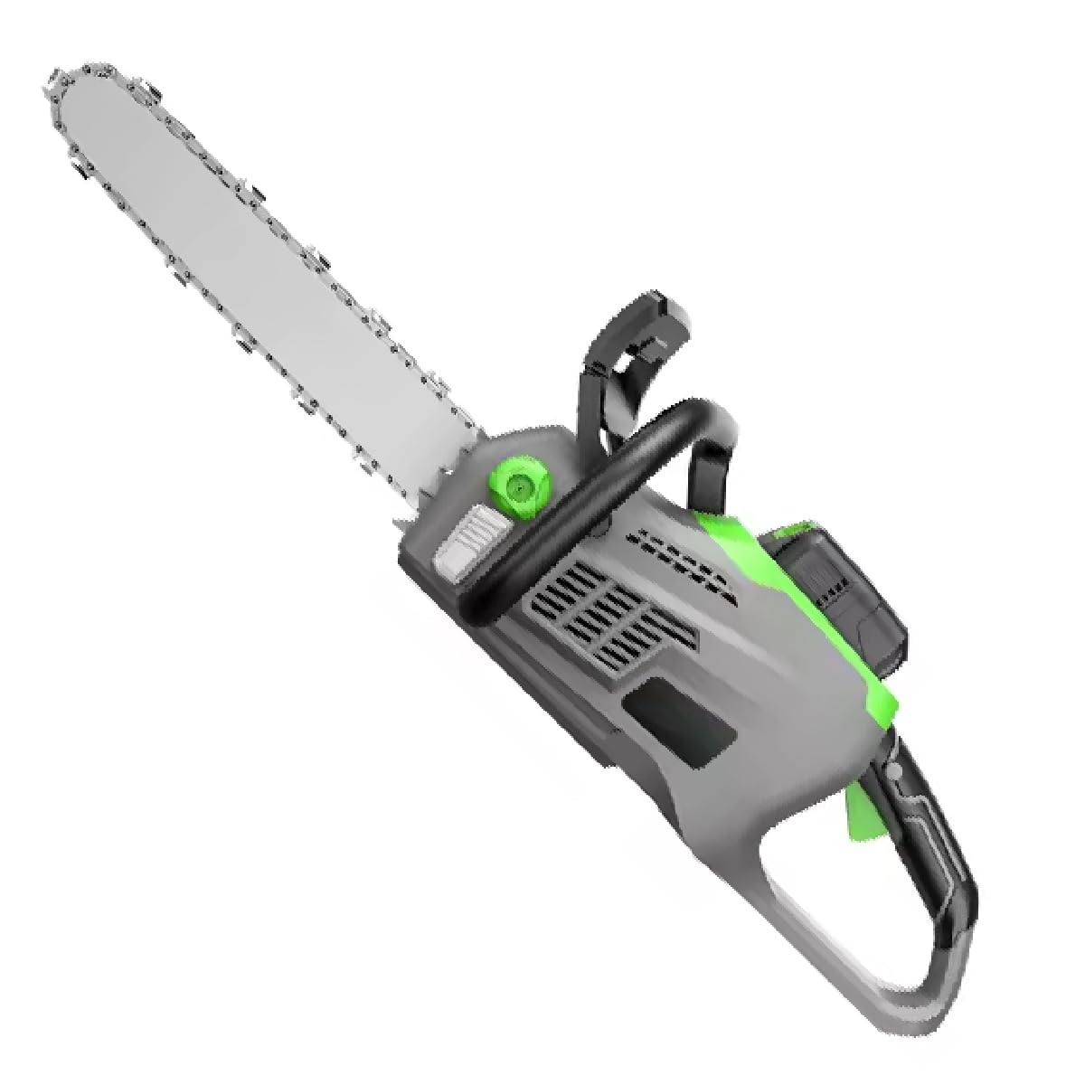 Motosierra con mango superior con motor sin escobillas, longitud de barra de 40 cm, velocidad de cadena de 19 m/s, 3,5 kg, engrasador automático, protección contra retroceso, batería de 40 V 4,0 Ah pa