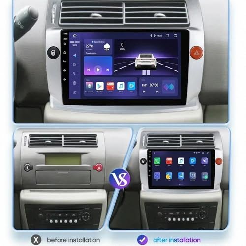 Radio de coche 2 DIN para Citroen C4 con Mirror Link y GPS para tus viajes en carretera 2