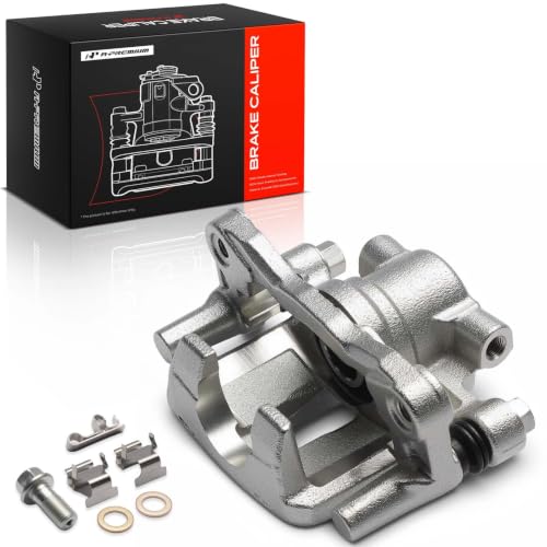 Image of A-Premium Rear Left Driver Disc Brake Caliper with Bracket | Compatible with Chrysler, Dodge, Jeep and Mitsubishi Models - 200, Sebring, Avenger, Caliber, Compass, Patriot, Lancer