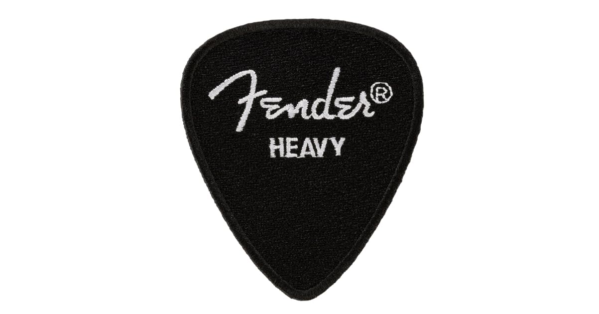 Fender Heavy Pick Patch - Black