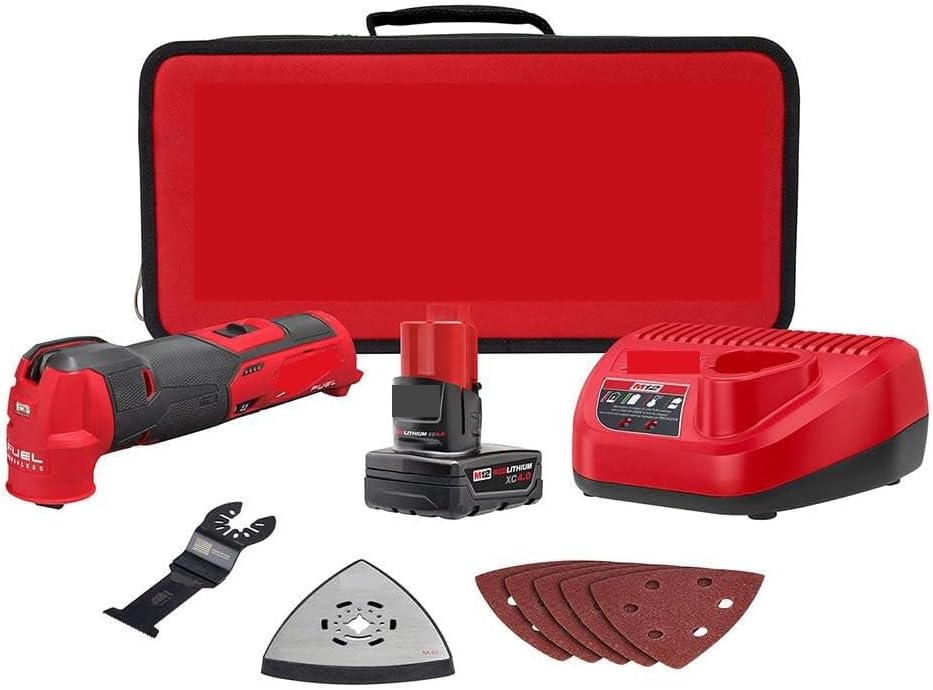 2526-21XC22 For Milwaukee.. M12 FUELOscillating Multi-Tool Kit + TPT Premium cart tecforeman