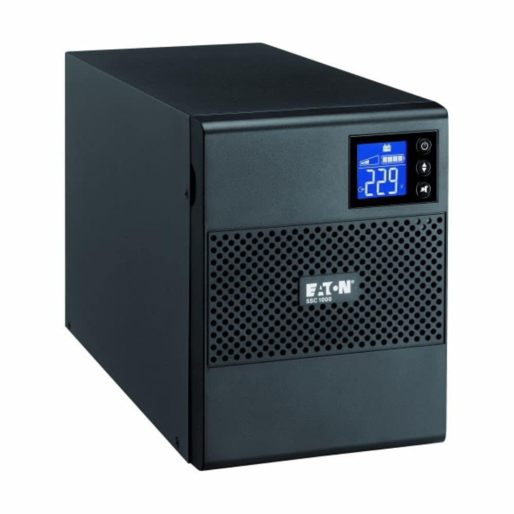 Eaton 5SC 750 IEC UPS Tower - Line-Interactive Uninterruptible Power Supply - 5SC750I - 750VA (6 outlets IEC-C13 10A, Shutdown Software)