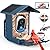 PeckCam® Bird Feeder with Camera Solar Powered, AI Identify & Auto Capture, 2K HD Live Video Smart Bird Feeder Camera Instant Notifications in Backyard, Gift for Bird Lovers