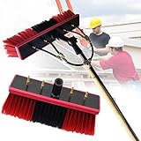 Teles Fensterreinigungsstange mit wassergeführter Bürste, 7,2 m ausziehbar für streifenfreie Wintergartendach- und Solarmodulreinigung, effizient und einfach zu bedienen, perfekt für Hausbesitzer und